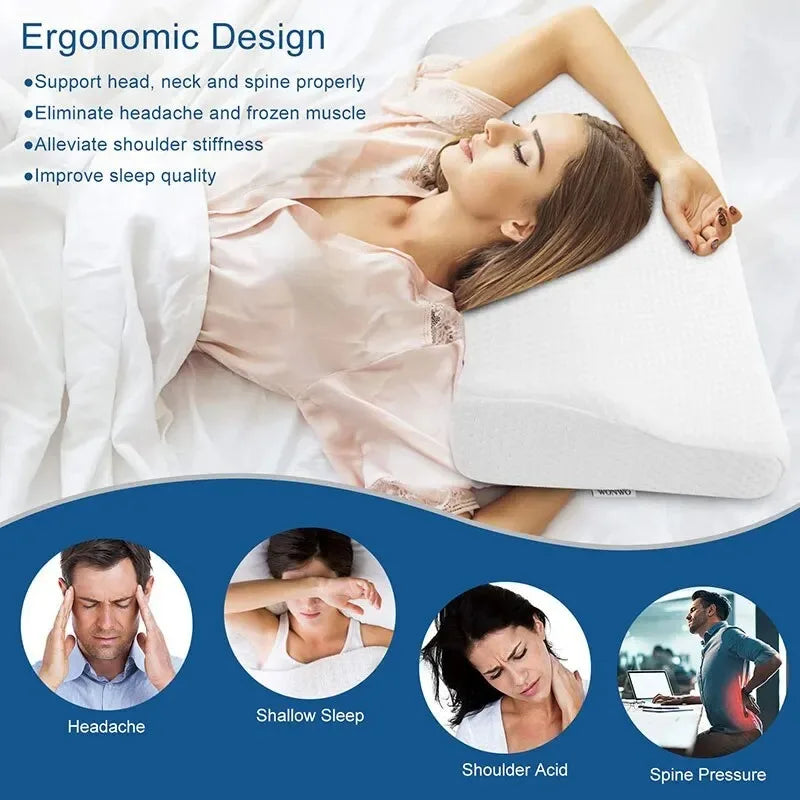 Memory Foam Neck Support Pillow