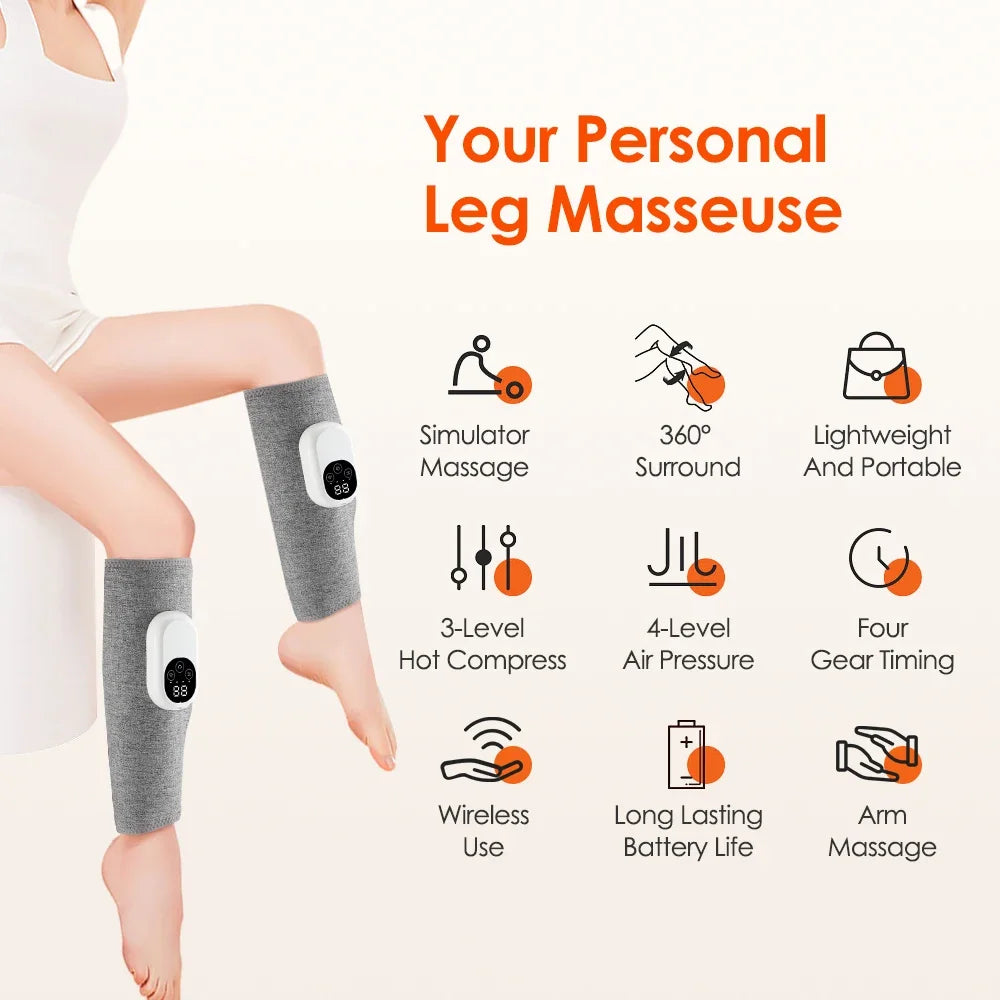 Portable 360 Air Pressure Leg Calf Massager